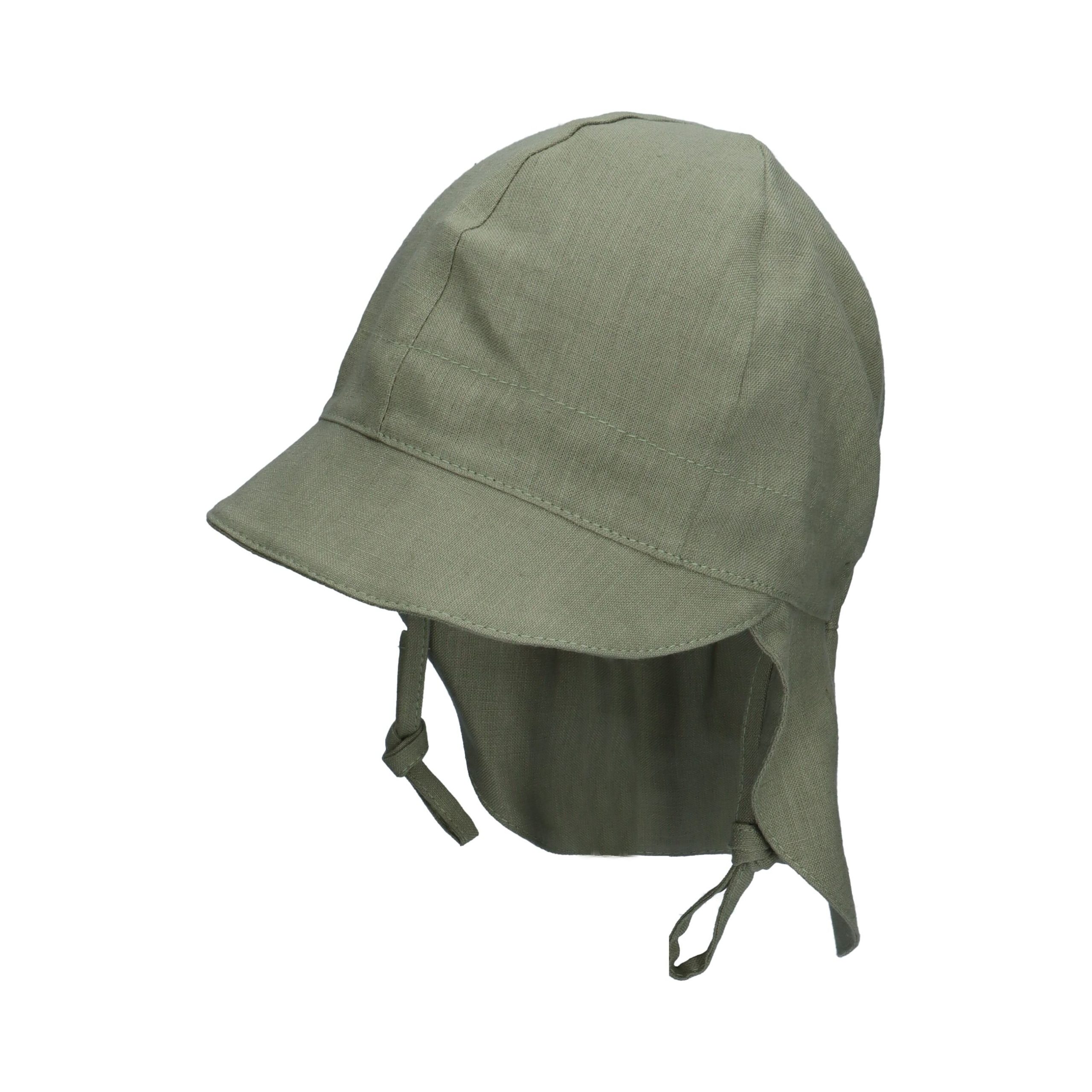 TuTu kepurė su kaklo apsauga iš natūralaus lino