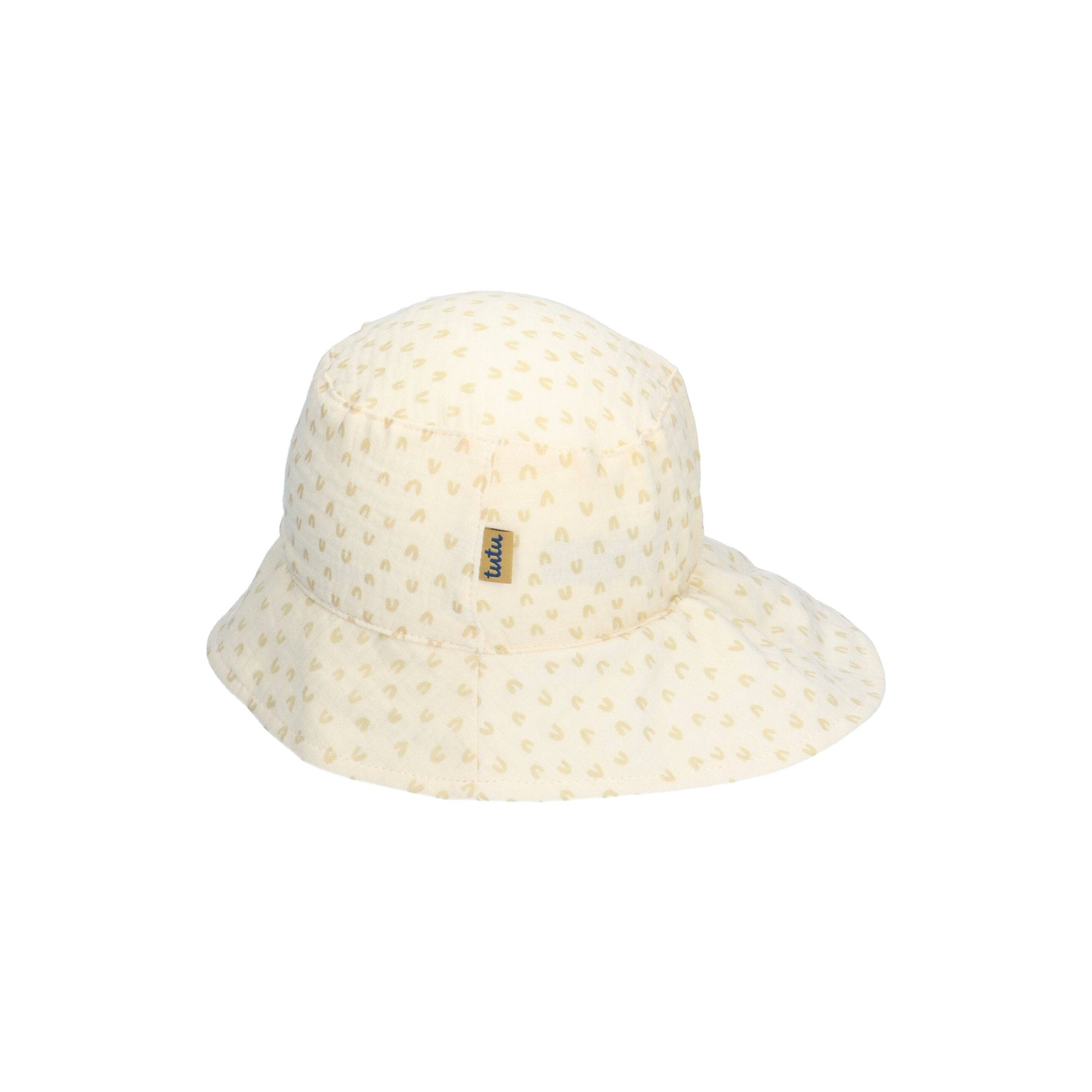 TuTu organinės medvilnės kepurė-panama su raišteliais