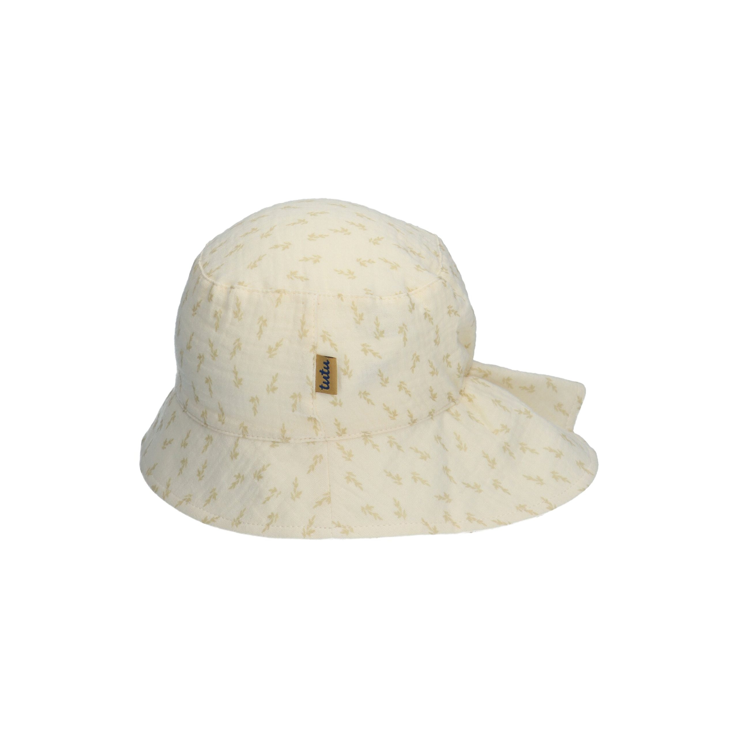 TuTu organinės medvilnės kepurė-panama su raišteliais
